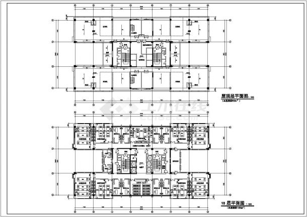某中国药大研究生实验楼CAD详细大样完整框架结构图纸-图二