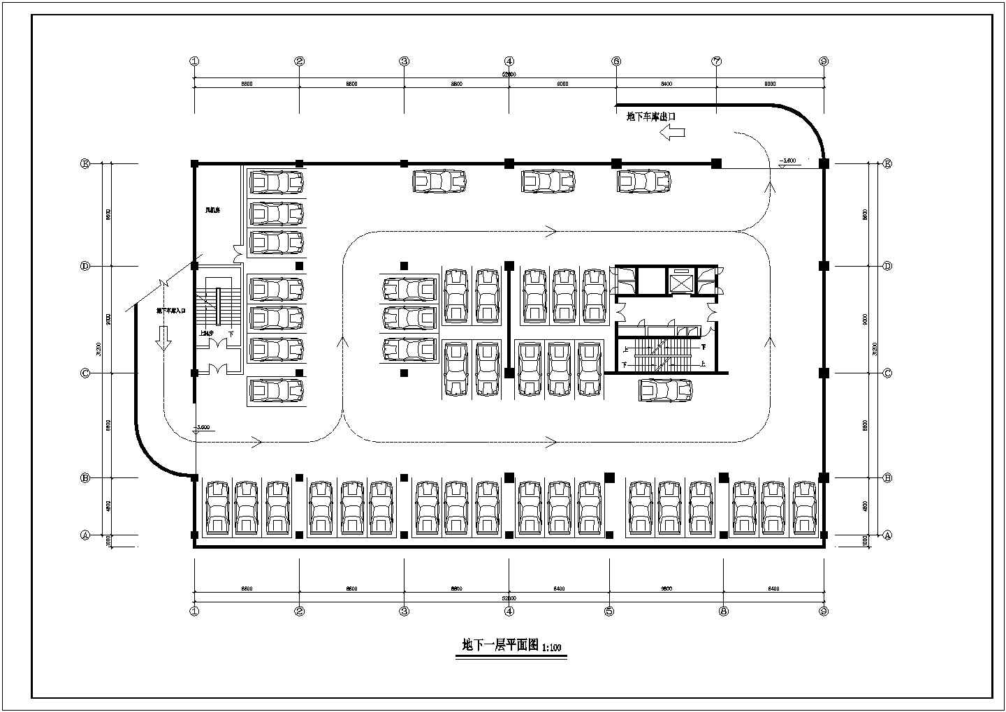 28层框架剪力墙结构商住楼建筑设计CAD图纸（1-5层商用/含地下2层）