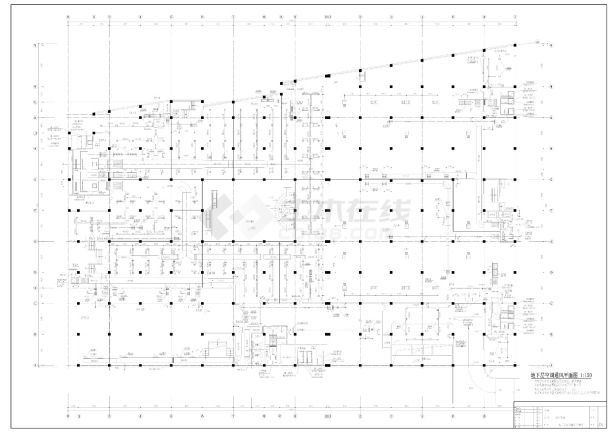 建材商场空调暖通CAD施工图-图二