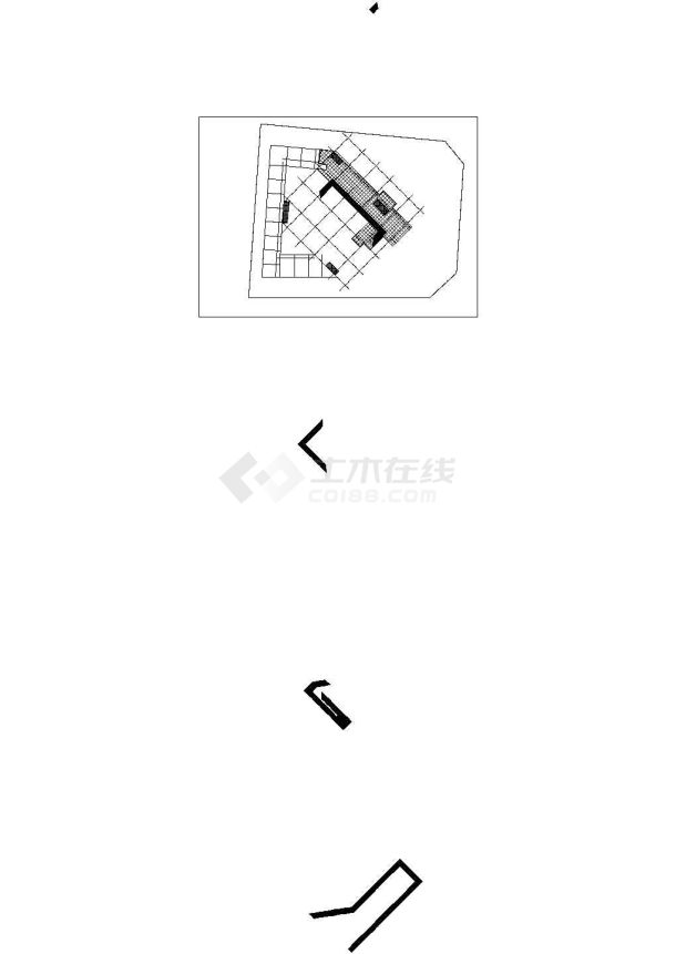 建筑设计_某地区规划馆设计CAD图-图一