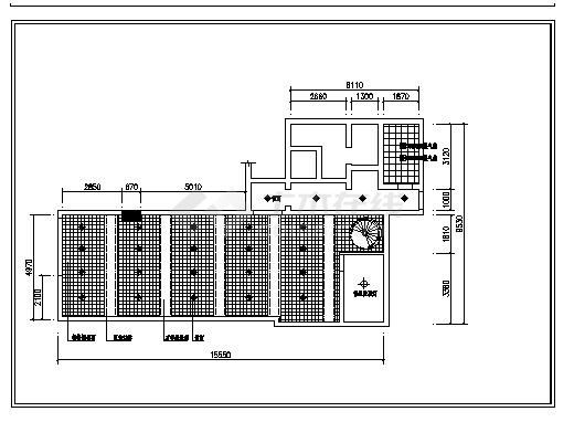 网通营业厅装修CAD规划参考图-图二