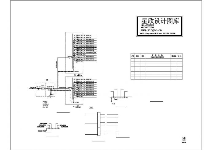 某二层科研楼电气施工CAD图纸_图1