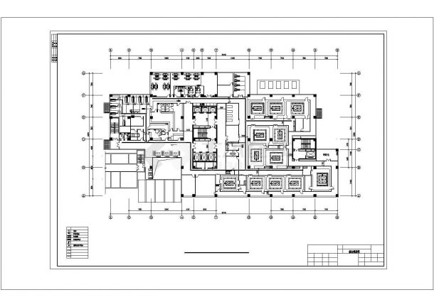 某2672㎡二层医院综合病房楼电气施工CAD图纸，10张图纸-图二
