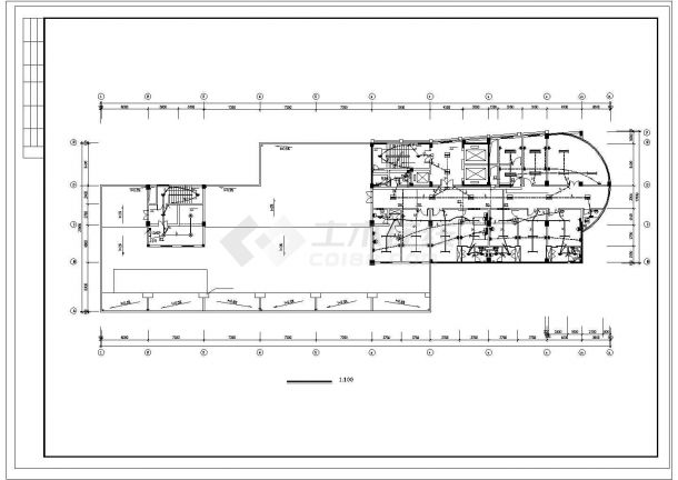 某十三层门诊综合楼电气施工CAD图-图二