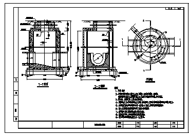 污水处理站水设计_某市MBR污水处理站水电设计cad图纸-图二