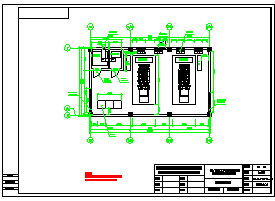 南方某市两台1600KW发电机环保安装工程详细CAD设计图纸-图二