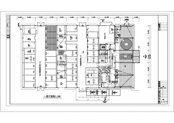 某二层丰田汽车展厅电气施工图-图二