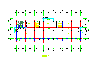 欧式厂区对称办公楼方案cad设计施工图_图1