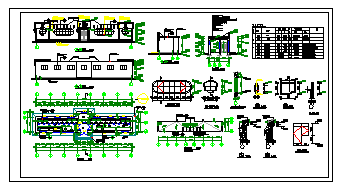 学校公共厕所建筑施工图纸2套-图一