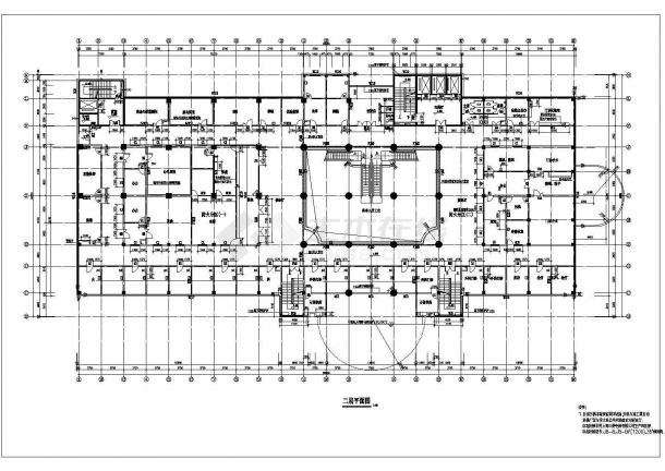 青岛医院综合楼CAD建筑设计施工图-图一