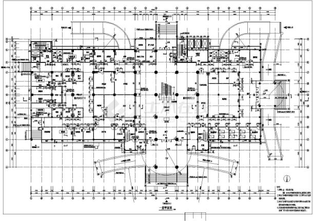 青岛医院综合楼CAD建筑设计施工图-图二