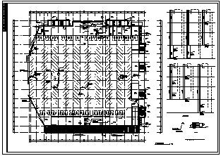 某地上三层带地下二层商场空调通风施工cad图(含空调，通风，消防排烟系统设计)-图二