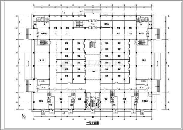 湖滨时代广场建筑设计方案图纸-图二