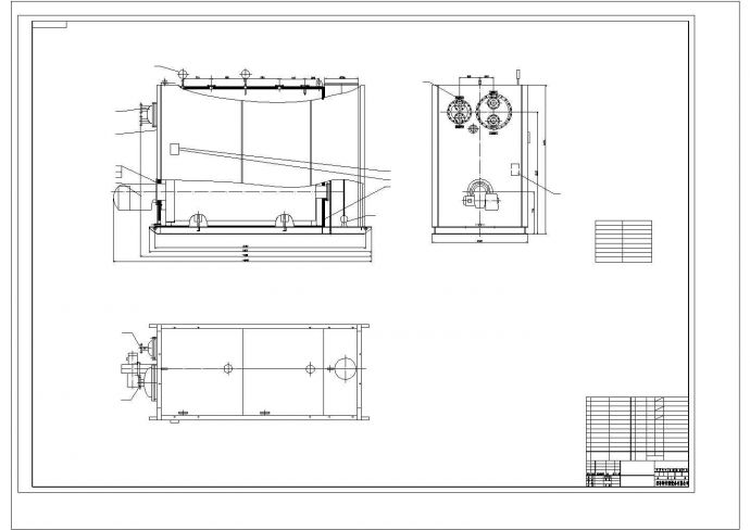 某锅炉设计CAD图_图1