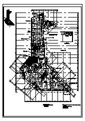 某七层带地下三层商业综合楼空调通风排烟系统设计cad图(含冷热源，消防通风设计)-图一