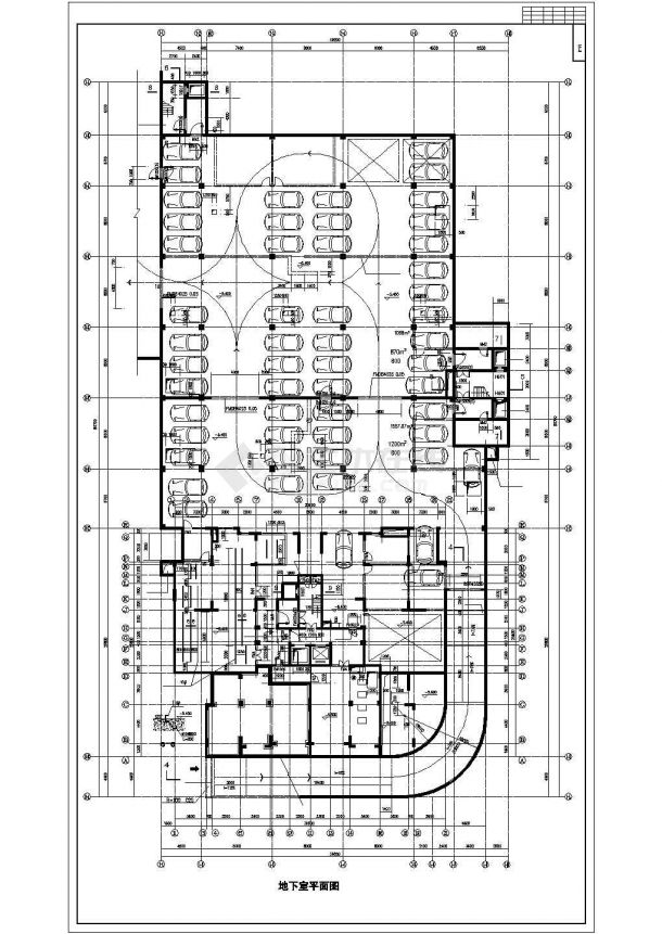中山市某小区8500平米17层框架结构住宅楼建筑设计CAD图纸-图二