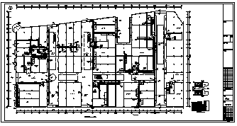 空调设计_某市四层购中心家和家园空调施工cad图(含通风，防排烟设计)-图二