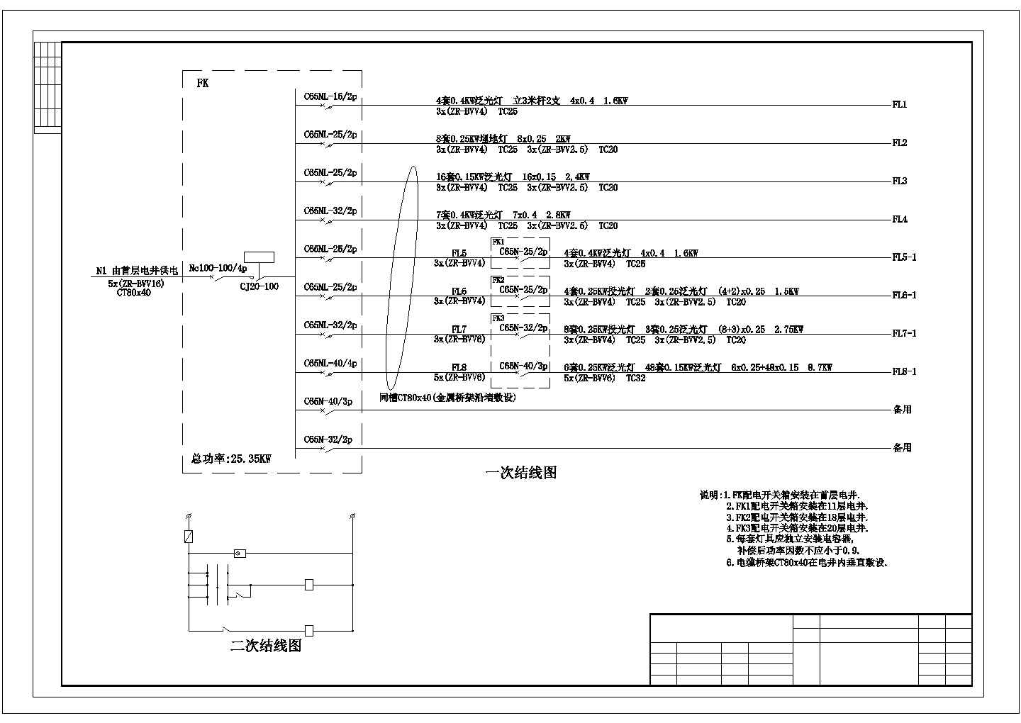 银行大楼泛光照明设计图