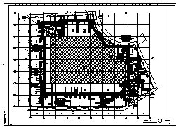 某四层商业广场空调通风设计cad图(含防排烟设计)_图1