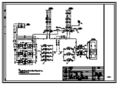 某市六层带地下二层商业演艺中心空调设计cad图(含空调冷热水，防烟系统设计图)-图一