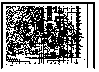 某市六层带地下二层商业演艺中心空调设计cad图(含空调冷热水，防烟系统设计图)-图二