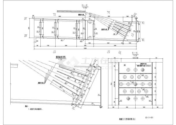 浦东运河桥主桥钢结构安装工程施工设计图-图一