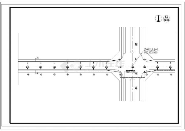 某经济开发区道路路灯照明设计cad施工图（含设计说明，20张图）-图一