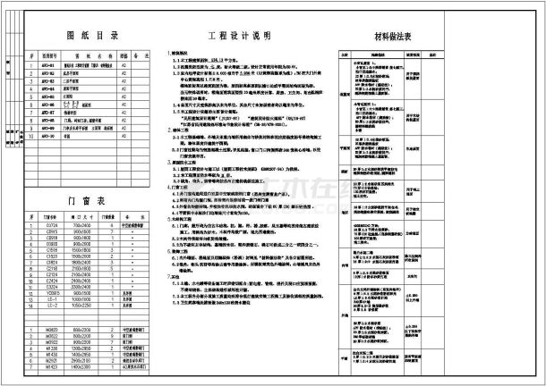 【苏州】某地多层别墅楼全套建筑施工设计cad图纸-图一