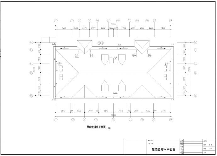 4层4户联排2户叠拼别墅给排水工程CAD图纸_图1