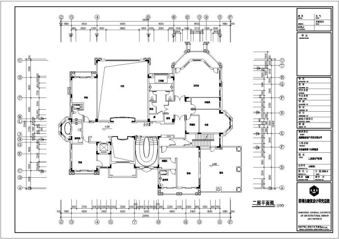 【上海】某精品D型多层住宅楼全套施工设计cad图_图1