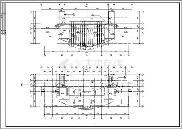 青岛市某小区9千平米12层框架结构住宅楼建筑设计CAD图纸-图二