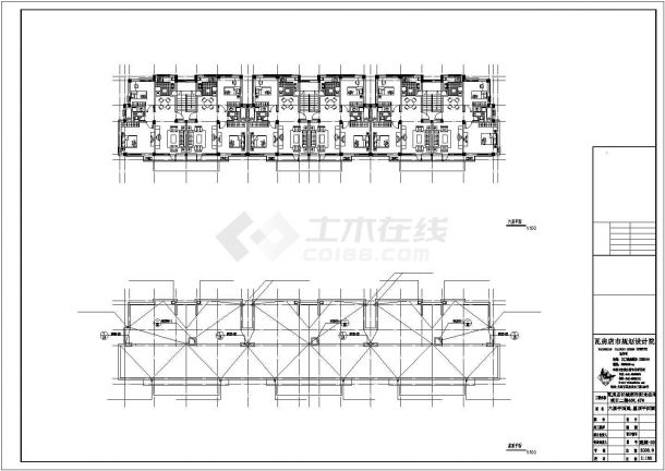 某大型住宅楼建筑布置施工图-图一