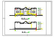 某公厕建筑CAD设计施工图纸-图一