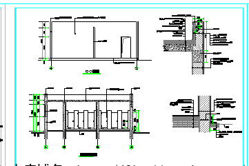 亚尔曼出品 某公园厕所建筑设计CAD图纸-图一