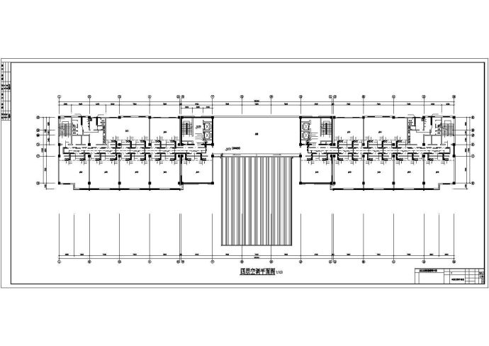 福州市某市政单位9层框架办公楼全套暖通系统设计CAD图纸_图1