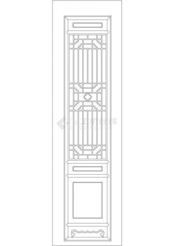 多种类型屏风CAD设计图-图一