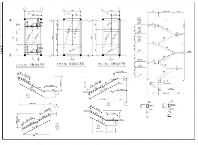 某小区住宅楼砌体结构设计施工图CAD详图_图1