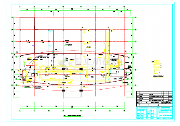 [江西]多层某质监楼中央空调系统cad施工设计图纸-图二