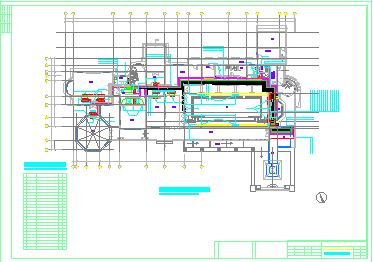 全套地源热泵平面cad施工设计图