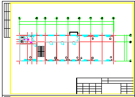 三层办公楼建筑设计以及全套采暖系统设计cad图纸-图二