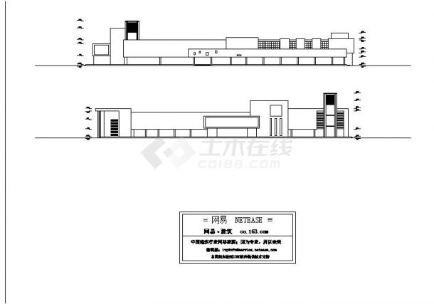 某超市设计装修施工图-图一