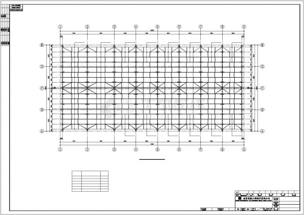 某24米跨排架结构工业仓库设计方案CAD图纸-图一
