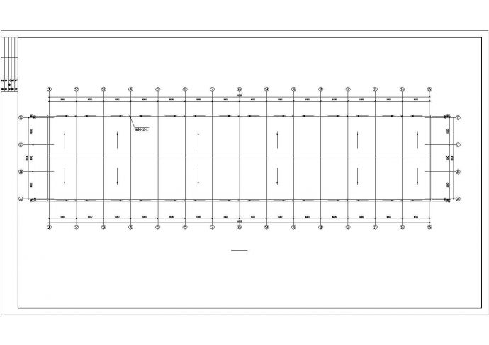 某18米某单层钢结构厂房建筑结构设计方案CAD图纸_图1