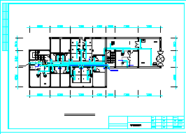 桑拿洗浴中心中央空调系统设计施工cad图纸_图1