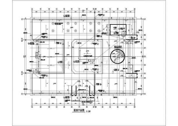 上海某高级中学五层教学楼建筑工程设计CAD图（含平立剖，楼层设计说明）-图二