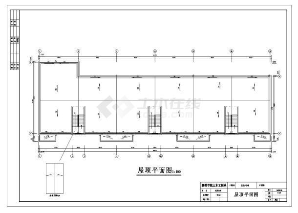 某七层住宅楼全套设计cad图纸-图二