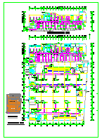 石家庄银座大厦商场整套空调设计施工cad方案图