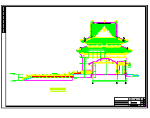 珠海普驼寺庙的建筑设计施工图-图一