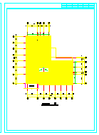 仿古清式三层公建建筑cad施工图纸-图一