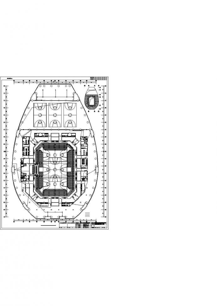 专业大型体育馆照明设计图纸_图1